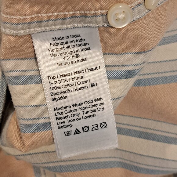 J. Crew Men's S Slim Fit Broken-In Oxford Long Sleeve Button Down Style #AU765 - Picture 9 of 15